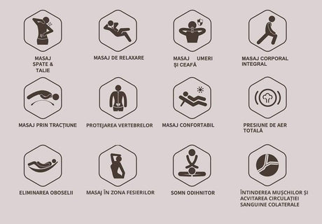 Beige leather massage chair smart voice conrtrol FocusII Relax