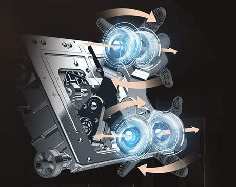 Beige leather massage chair smart voice conrtrol FocusII Relax