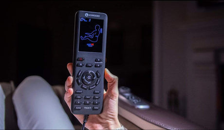 Beige leather massage chair smart voice conrtrol FocusII Relax