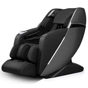 Blue leather massage chair voice command Marina Breeze