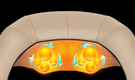 Centura masaj cervical cu incalzire portabila D181 Smile Plus