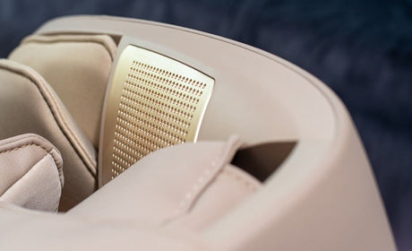 Fotoli masaj piele bej role talpi Nova II Sun