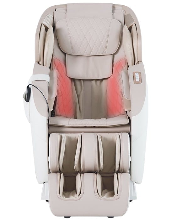 Fotoli masaj piele bej role talpi Nova II Sun