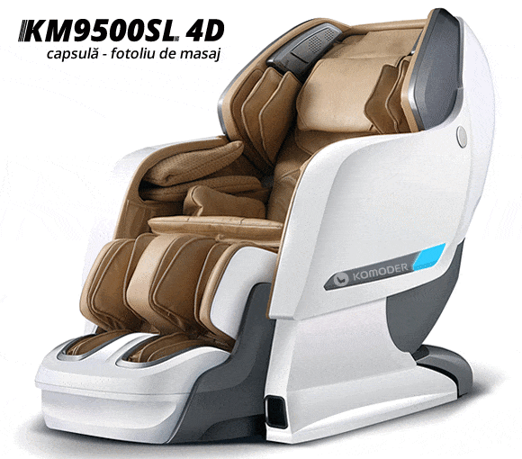 Fotoliu de masaj deluxe Capsula 4D ZG Komoder KM9500SL Robotic Max
