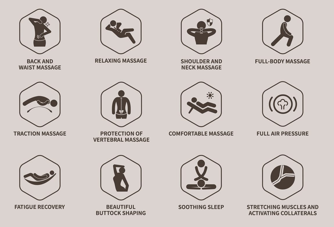 Fotoliu masaj 12 programe functie incalzire si comenzi vocale Monaco