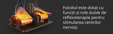 Fotoliu masaj comandă vocală Joystick 3D Veleta