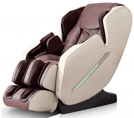 Fotoliu masaj piele bej zero gravity incalzire role ajustabile KM500L3D Focus Therapy