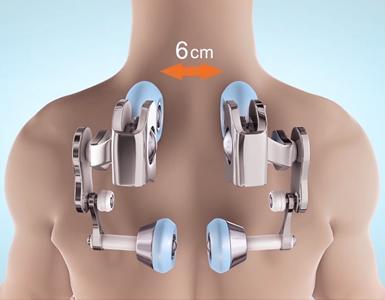 Fotoliu masaj piele bej zero gravity incalzire role ajustabile KM500L3D Focus Therapy