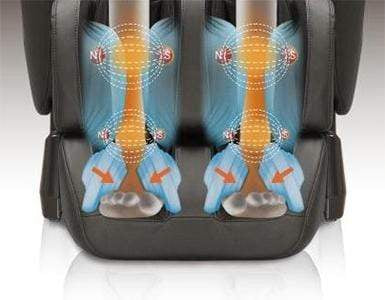 Fotoliu masaj piele bej zero gravity incalzire role ajustabile KM500L3D Focus Therapy