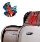 Fotoliu masaj piele maro incalzire dispozitiv masaj picioare reclinabil KM2003D Premium Therapy