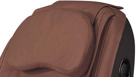 Fotoliu Masaj Piele Rosu Bluetooth Boxe Telecomanda Integrate Suport Smartphone Perne Aer Role 3D Sina SL 110 cm Komoder KM151