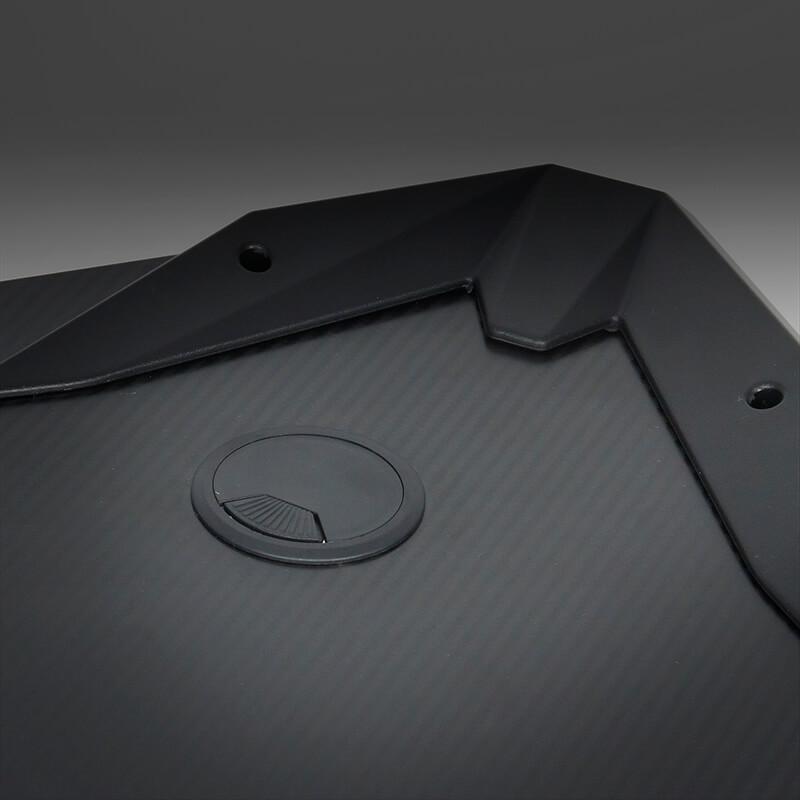 Masa birou neagra iluminare led OFF300 Maxi Desk NEGRU