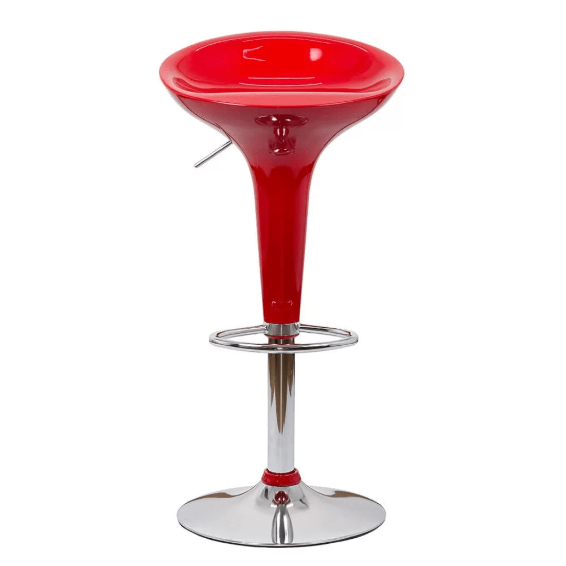 Scaun bar abs picior cromat ajustabil baza rotunda ABS101 Sparkling Fun