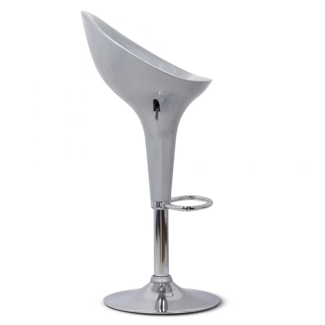 Scaun bar abs picior cromat reglabil spatar inalt ABS105 Glossy
