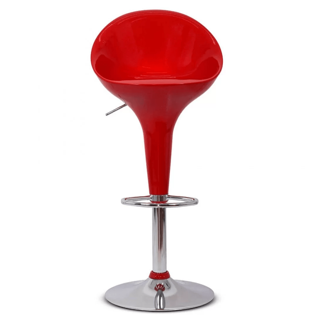 Scaun bar abs picior cromat reglabil spatar inalt ABS105 Glossy