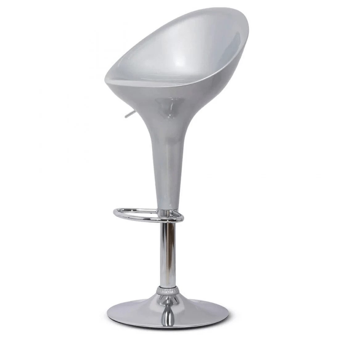 Scaun bar abs picior cromat reglabil spatar inalt ABS105 Glossy