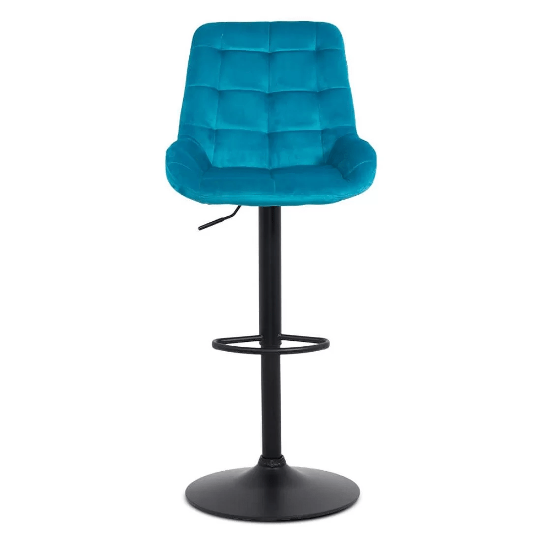 Scaun bar catifea cadru negru reglabil ABS145 Uptown