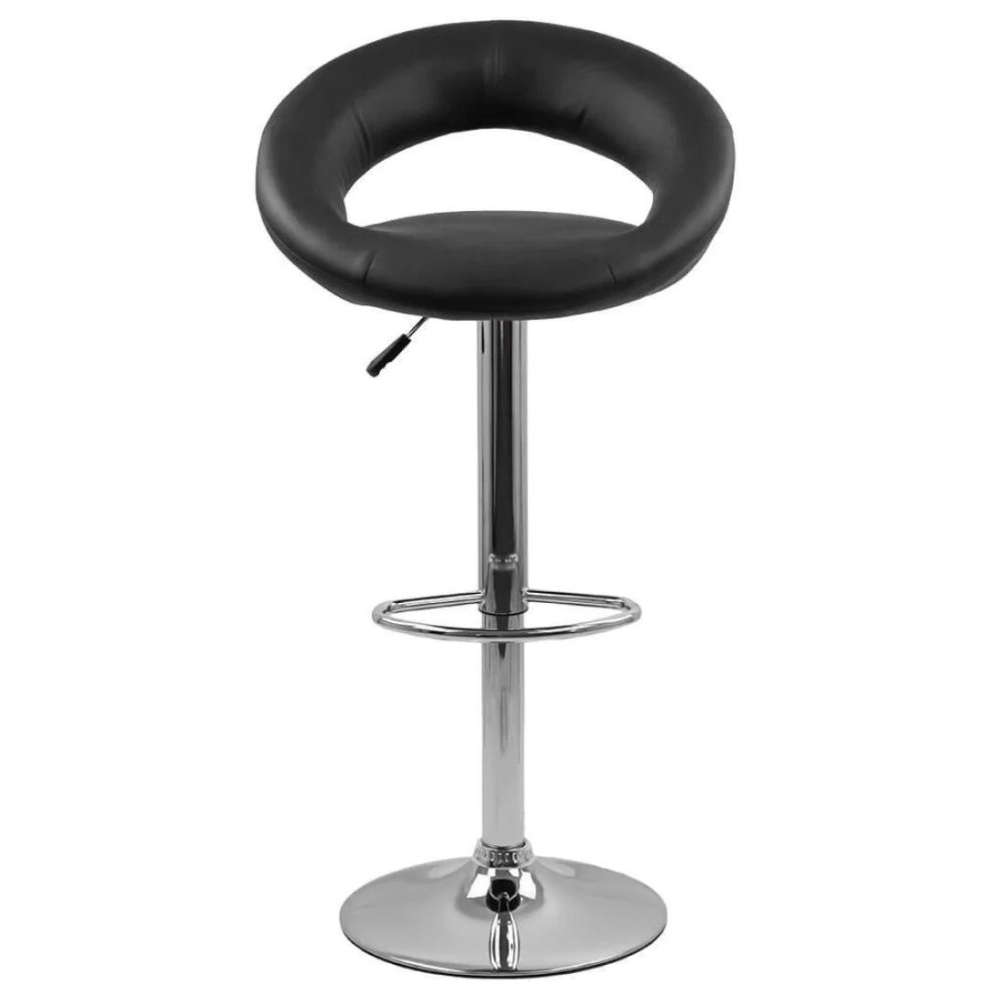 Scaun bar piele cadru cromat ajustabil ABS151 Chique