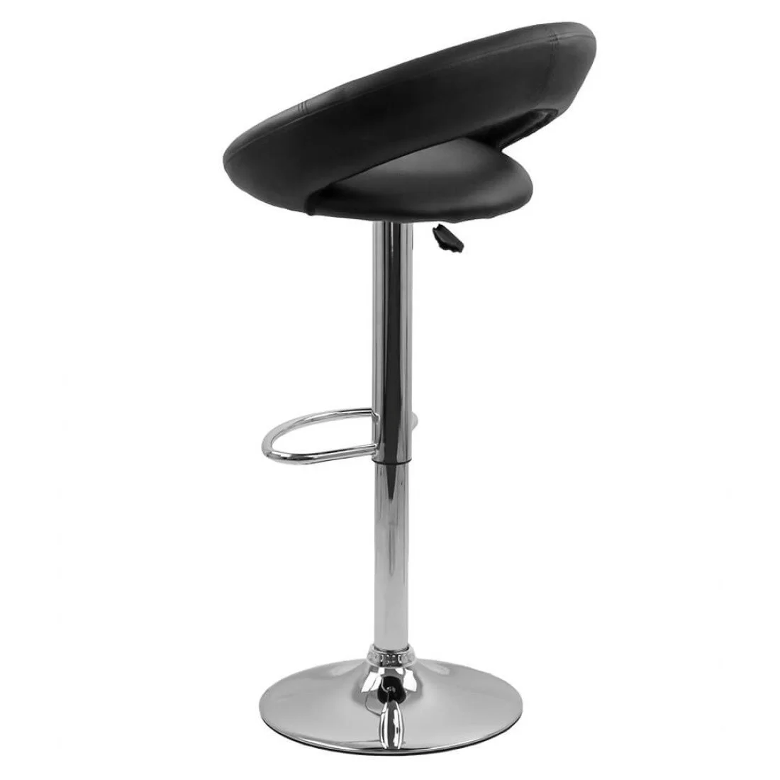 Scaun bar piele cadru cromat ajustabil ABS151 Chique