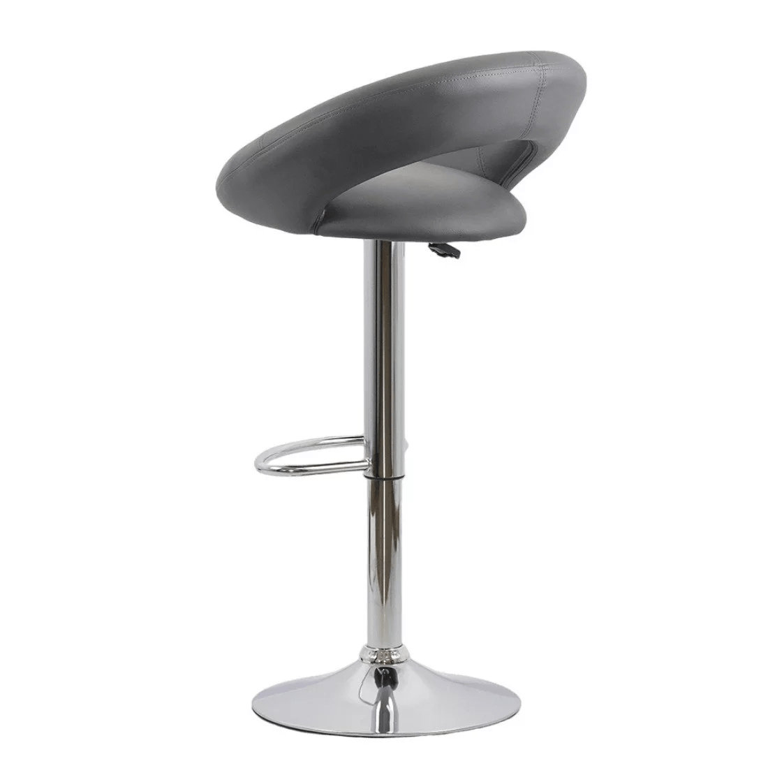 Scaun bar piele cadru cromat ajustabil ABS151 Chique