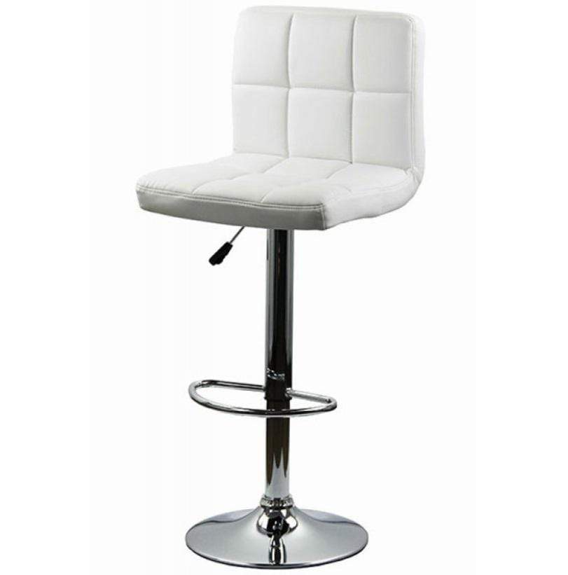 Scaun bar piele cadru cromat ajustabil ABS191 Square Shots