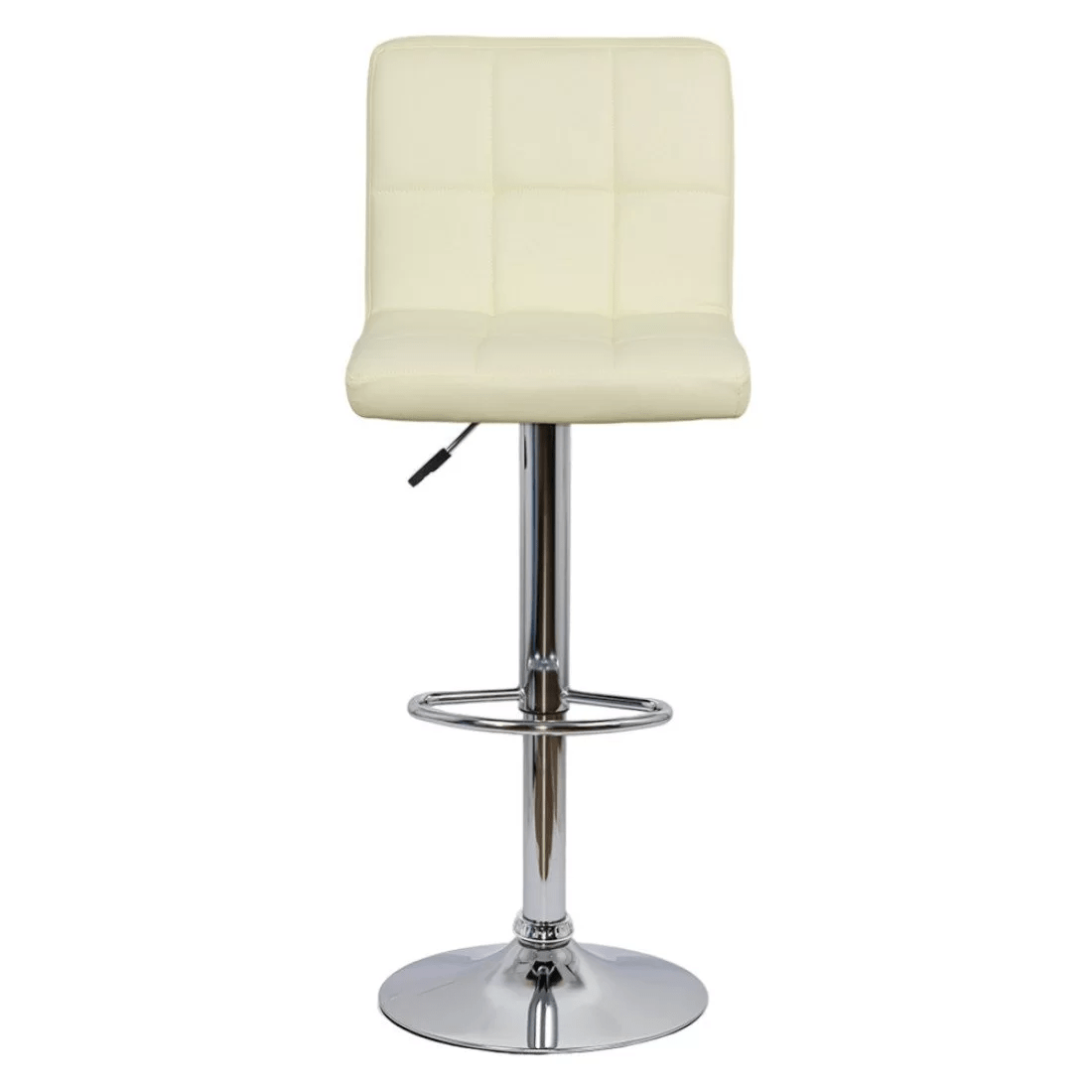 Scaun bar piele cadru cromat ajustabil ABS191 Square Shots