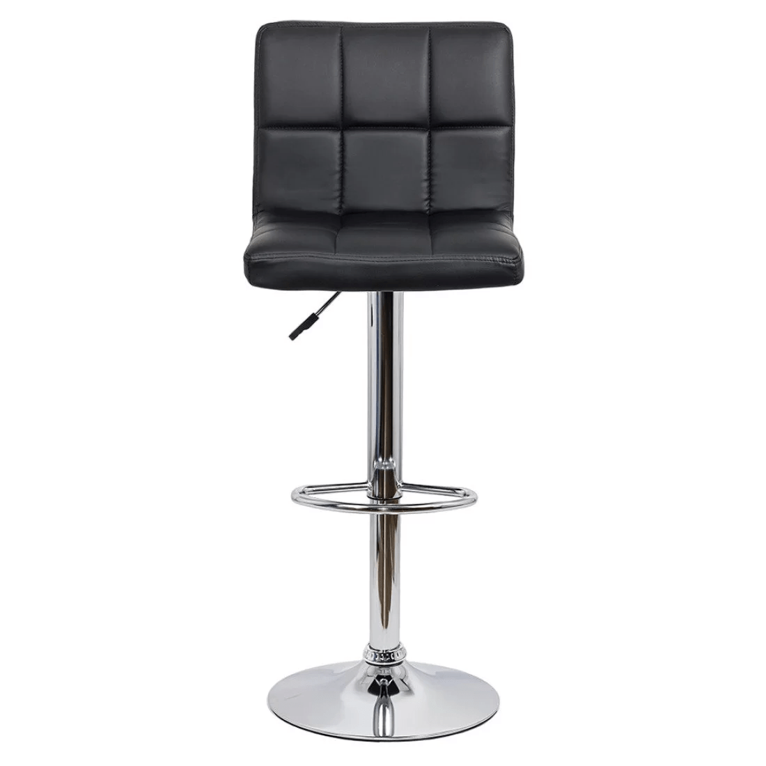 Scaun bar piele cadru cromat ajustabil ABS191 Square Shots