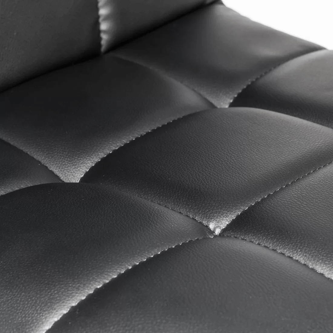 Scaun bar piele cadru cromat ajustabil ABS191 Square Shots