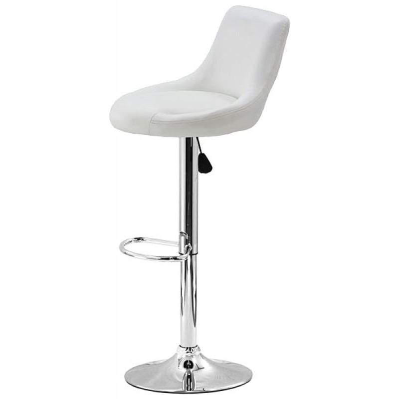 Scaun bar piele cadru cromat ajustabil ABS225 Frutty