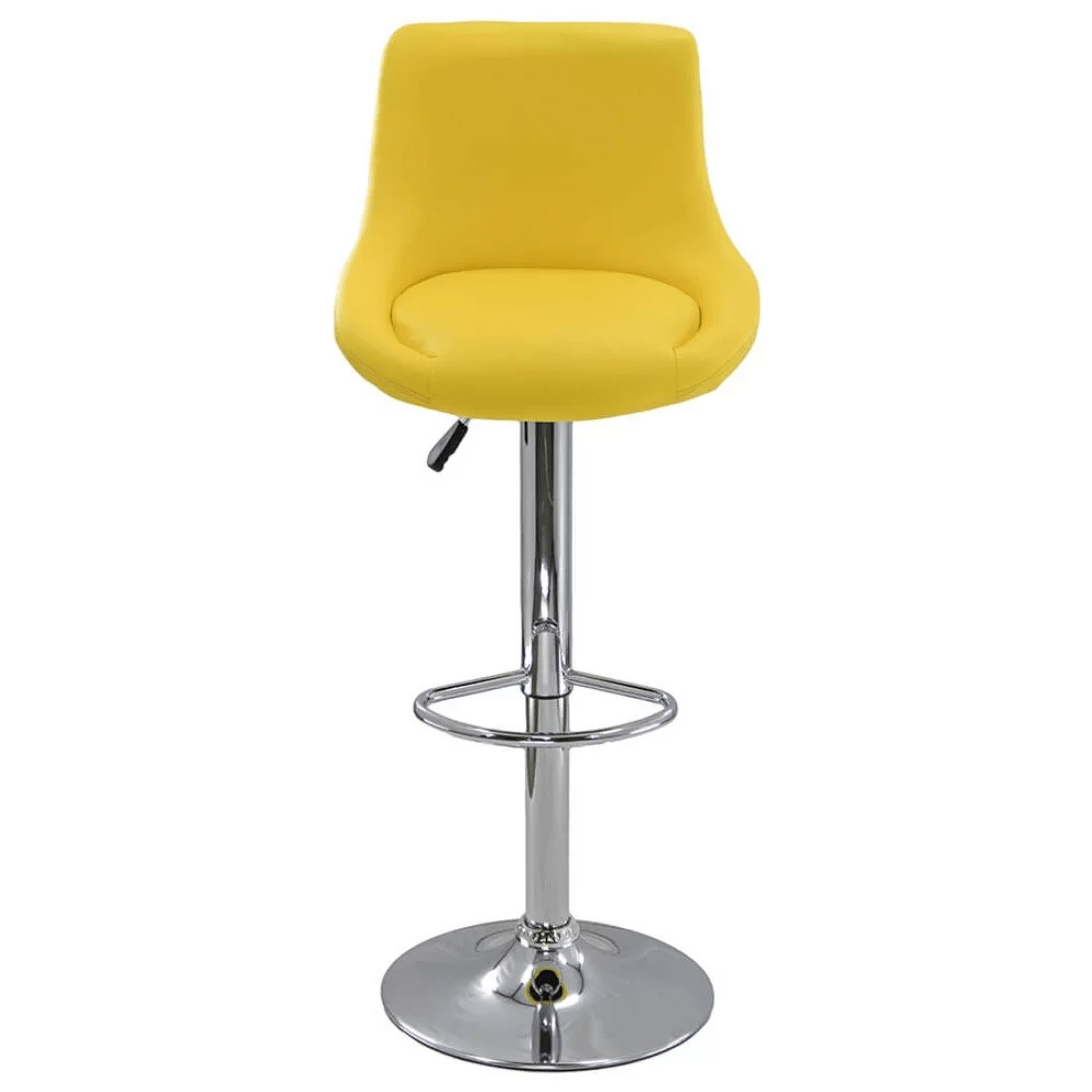 Scaun bar piele cadru cromat ajustabil ABS225 Frutty