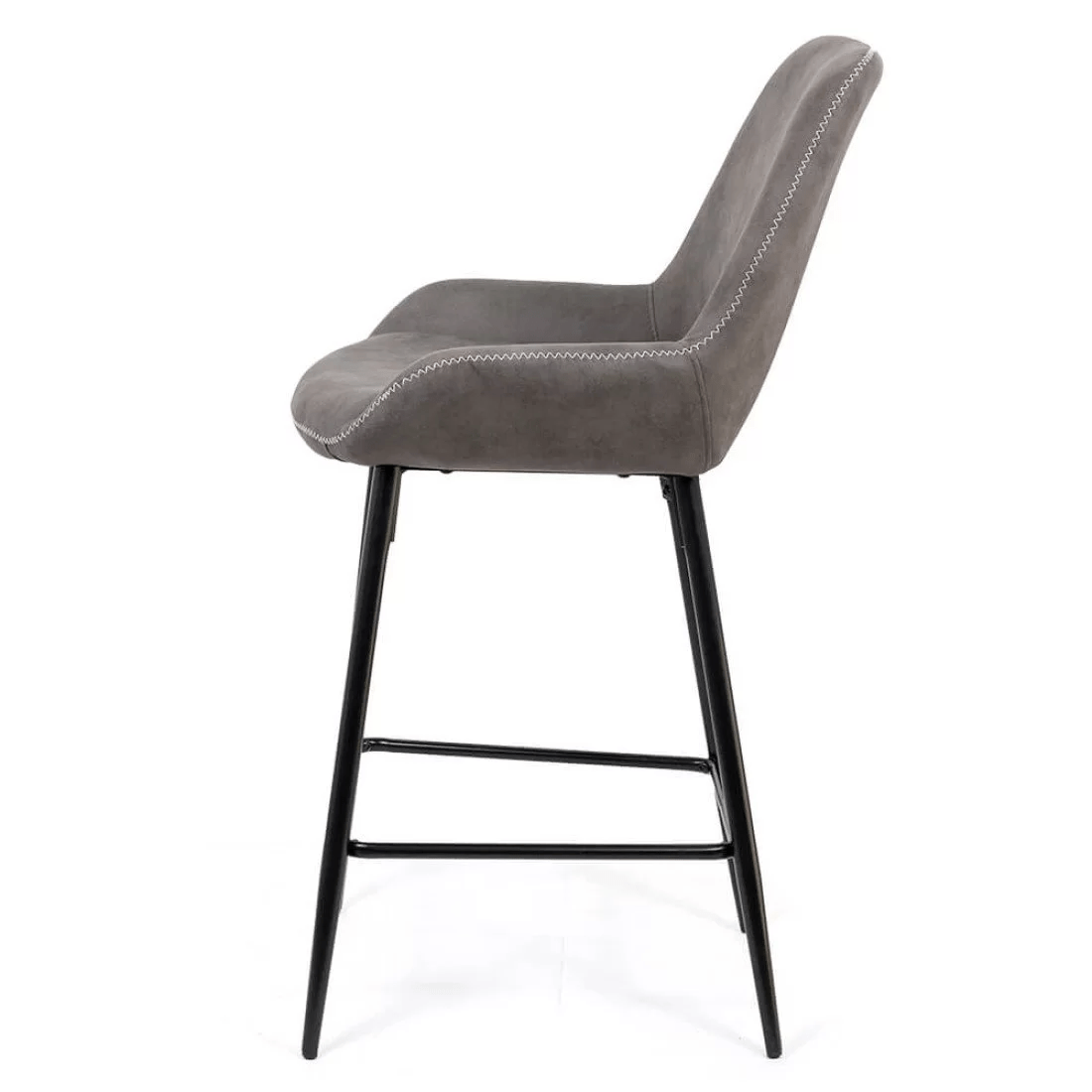 Scaun bar piele cadru metalic negru ABS146 City Lights