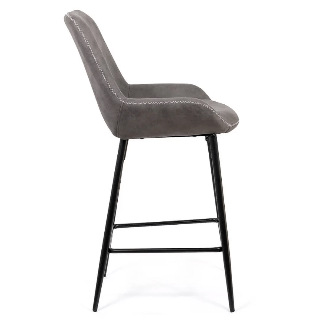 Scaun bar piele cadru metalic negru ABS146 City Lights