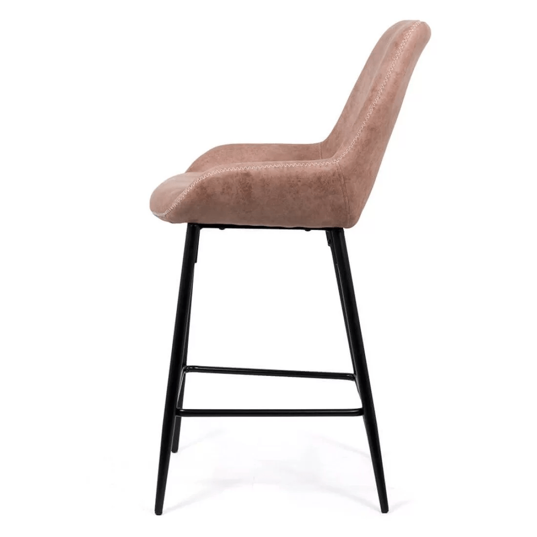 Scaun bar piele cadru metalic negru ABS146 City Lights