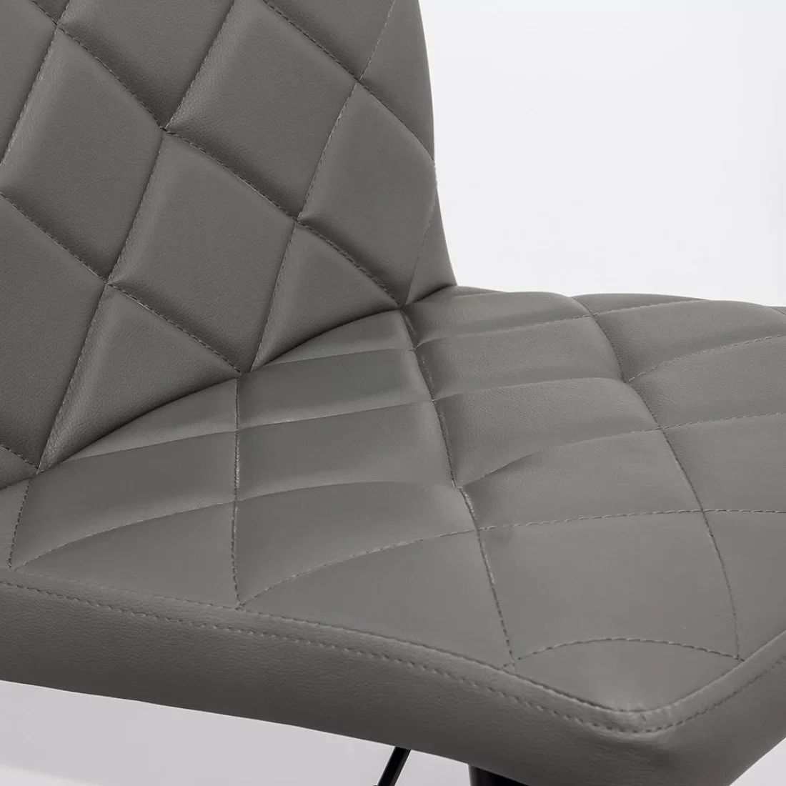 Scaun bar piele cadru negru ajustabil ABS147 Orlando