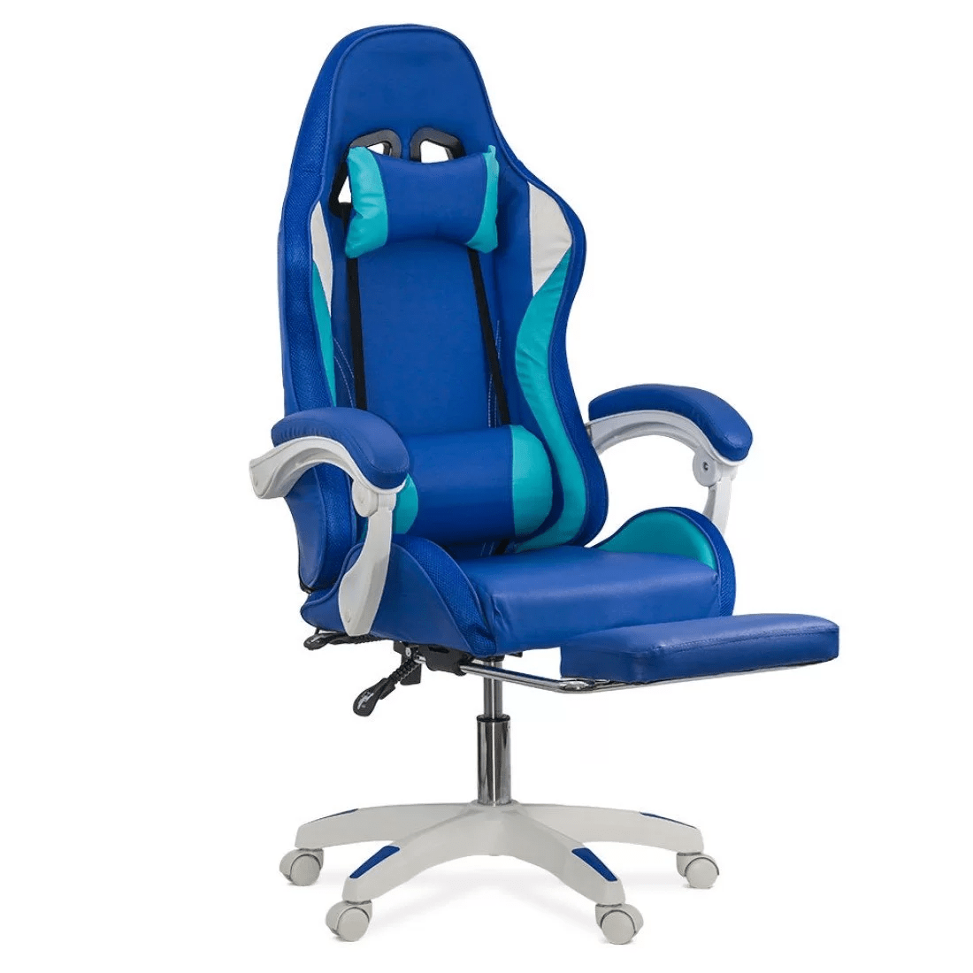 Scaun birou albastru piele perne relaxare OFF298 Anime Boy