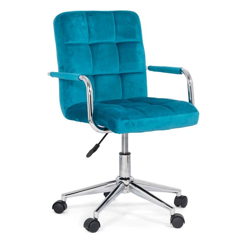 Scaun birou copii roz catifea OFF328V Cool Kids Academic