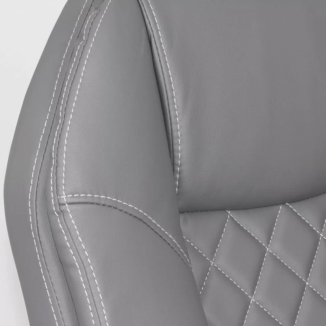 Scaun birou executiv gri piele 150 kg OFF313 Loisir Estate