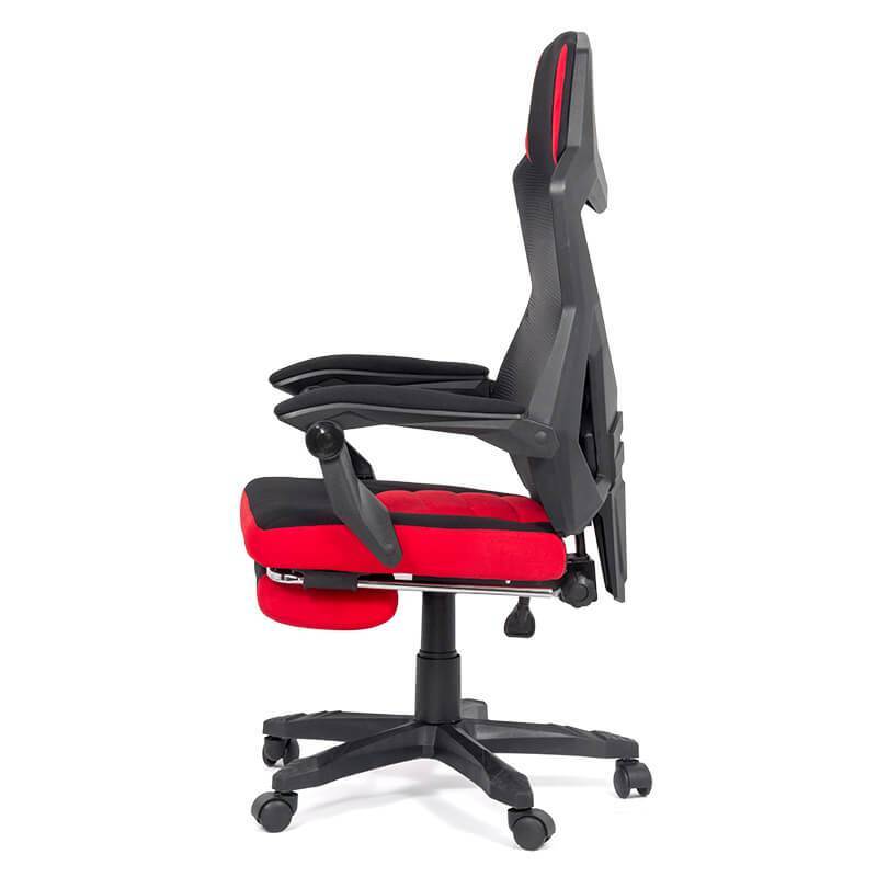 Scaun birou gaming negru rosu extensibil reclinabil OFF304 Raptor