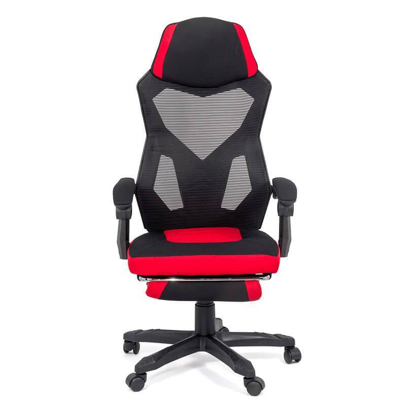 Scaun birou gaming negru rosu extensibil reclinabil OFF304 Raptor