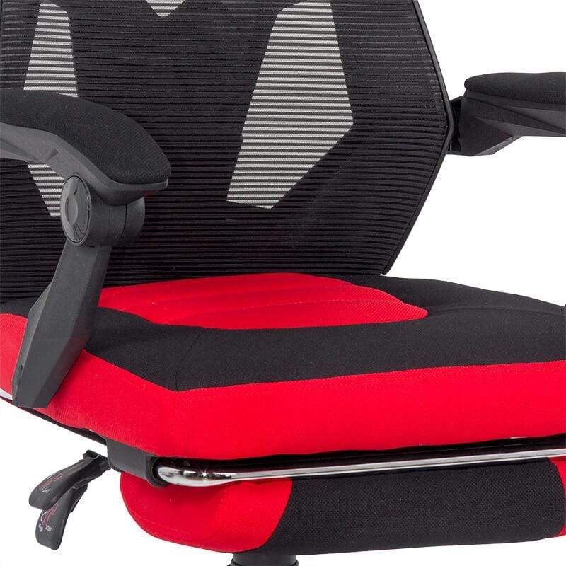 Scaun birou gaming negru rosu extensibil reclinabil OFF304 Raptor