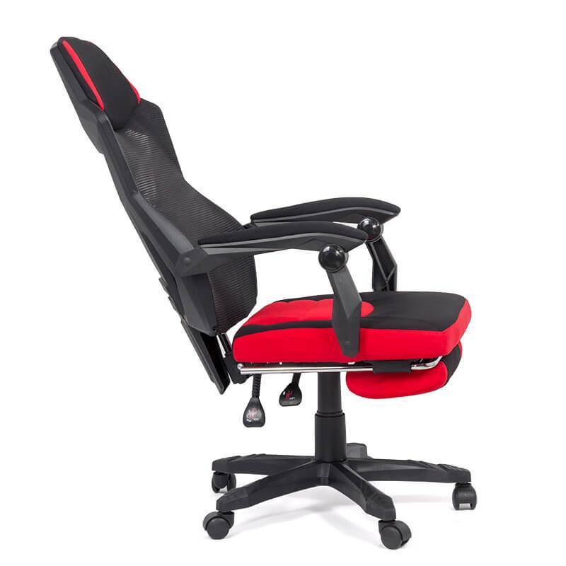 Scaun birou gaming negru rosu extensibil reclinabil OFF304 Raptor