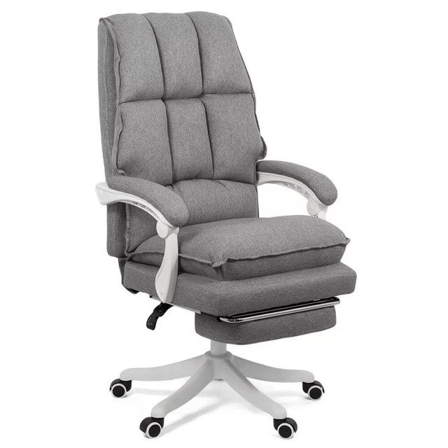 Scaun birou gri stofa extensibil stofa OFF426 Organix