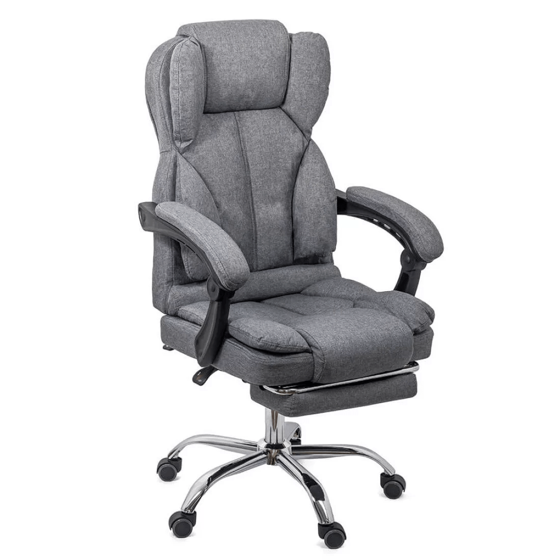 Scaun birou stofa perne relaxare OFF415F Relax Breeze GRI DESCHIS