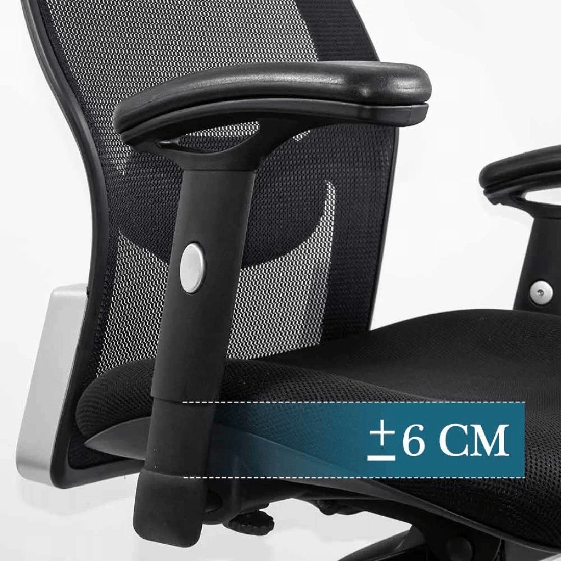 Scaun birou negru panza 150 kg sezut buretat brate ajustabile SYYT9513 Ergotask