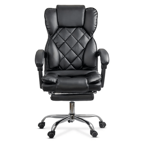 Scaun birou perne cervicale piele extensibil OFF412 Aspire NEGRU