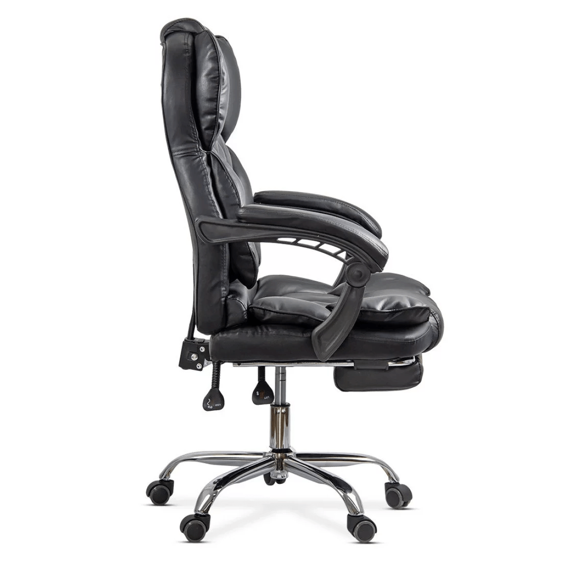 Scaun birou perne cervicale piele extensibil OFF412 Aspire NEGRU