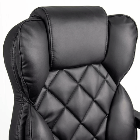 Scaun birou perne cervicale piele extensibil OFF412 Aspire NEGRU