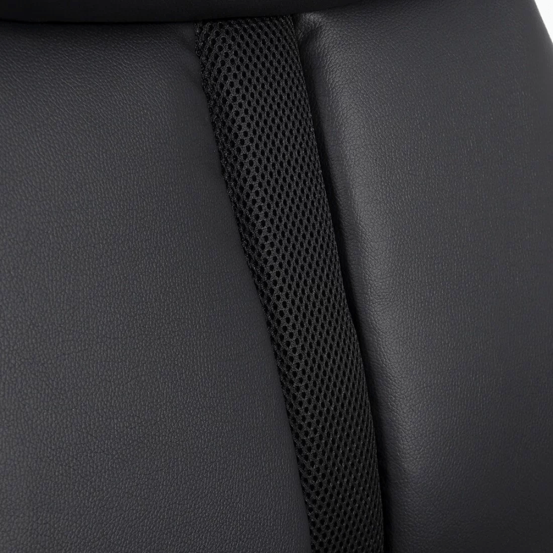 Scaun birou piele negru relaxare OFF321 Activair