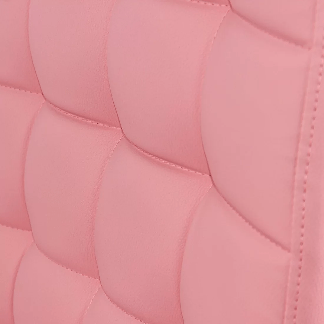 Scaun birou roz piele brate rabatabile albe OFF332 Unibreeze