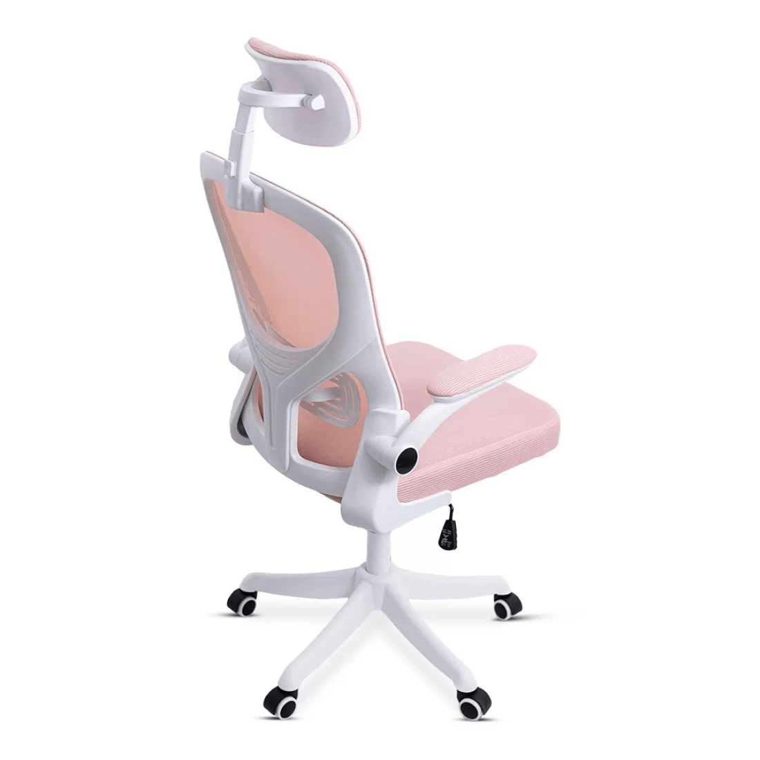 Scaun birou stofa sezut buretat brate rabatabile cadru alb OFF336 Glow